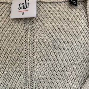 CAbi 3161 shirttail hem cardigan, oatmeal S
